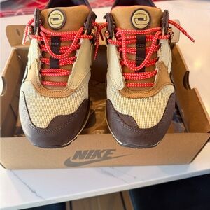 Nike Air Max 1 Travis Scott Cactus Jack "Baroque Brown" sneakers Size 6.5
